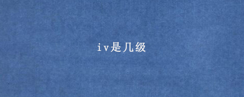 iv是几级