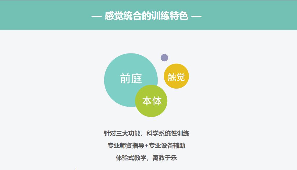 孩子报班感统训练课程福清哪家机构口碑前几