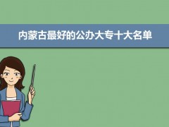 2022年内蒙古最好的大专院校排名  内蒙古专科院校名单排名