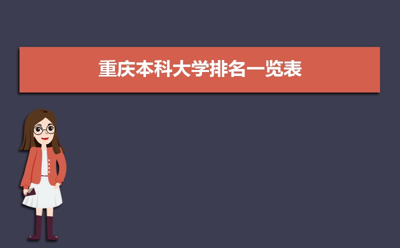 2022年重庆本科大学排名一览表  重庆十大本科学校排名
